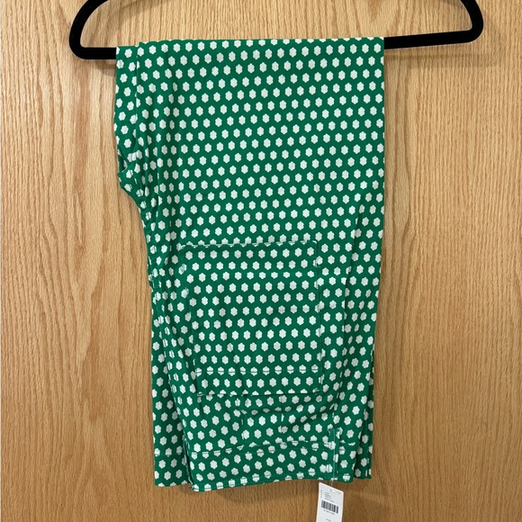 NWT Anthropologie Maeve Colette green & white pants - Picture 5 of 16